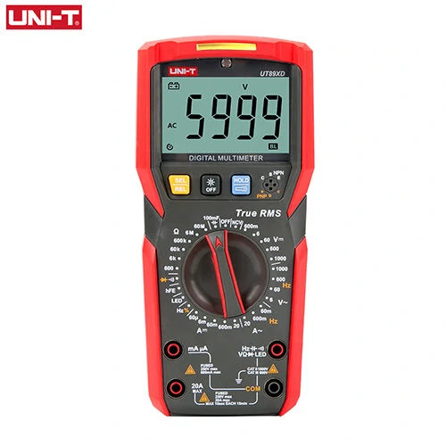 UNI-T UT89X UT89XD True RMS Digital Multimeter 20A AC/DC Voltmeter Tester NCV Capacitance Resistance