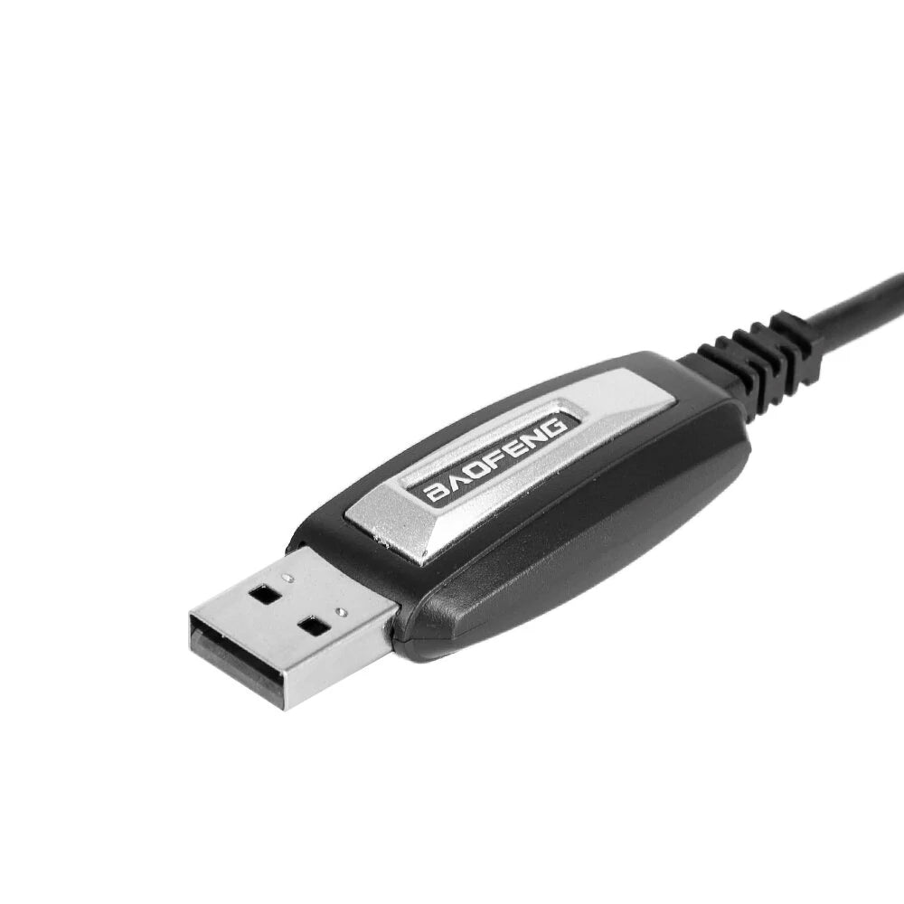BAOFENG USB Programming Cable for UV-5R Series & BF-888S Walkie Talkies - 2 Pin Plug Accessory