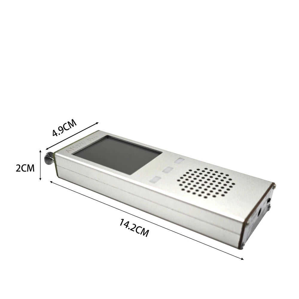 ATS120Pro Full Band Radio Receiver: 6.5-inch Touchscreen, Bluetooth 5.0, CW Decoder, Li-ion Battery, Hi-Fi Audio