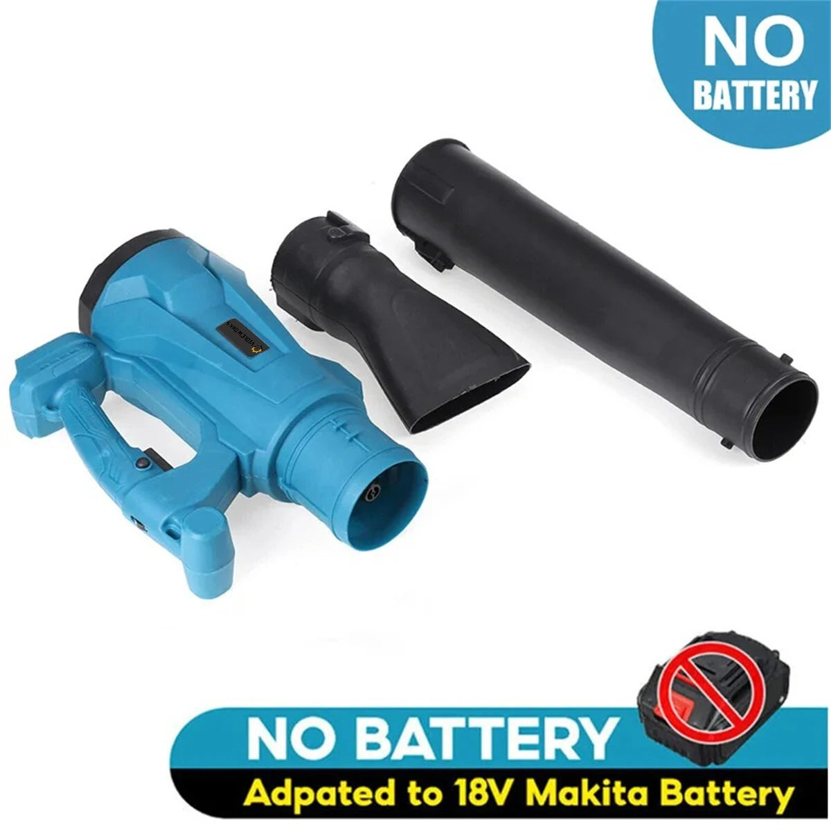 VIOLEWORKS 18V Cordless Leaf Blower with 6 Speed Settings and Dust Collection