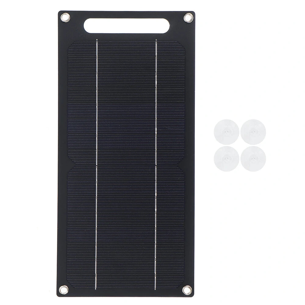 Portable 5V 10W Mini USB Solar Charger for Outdoor Camping & Device Charging