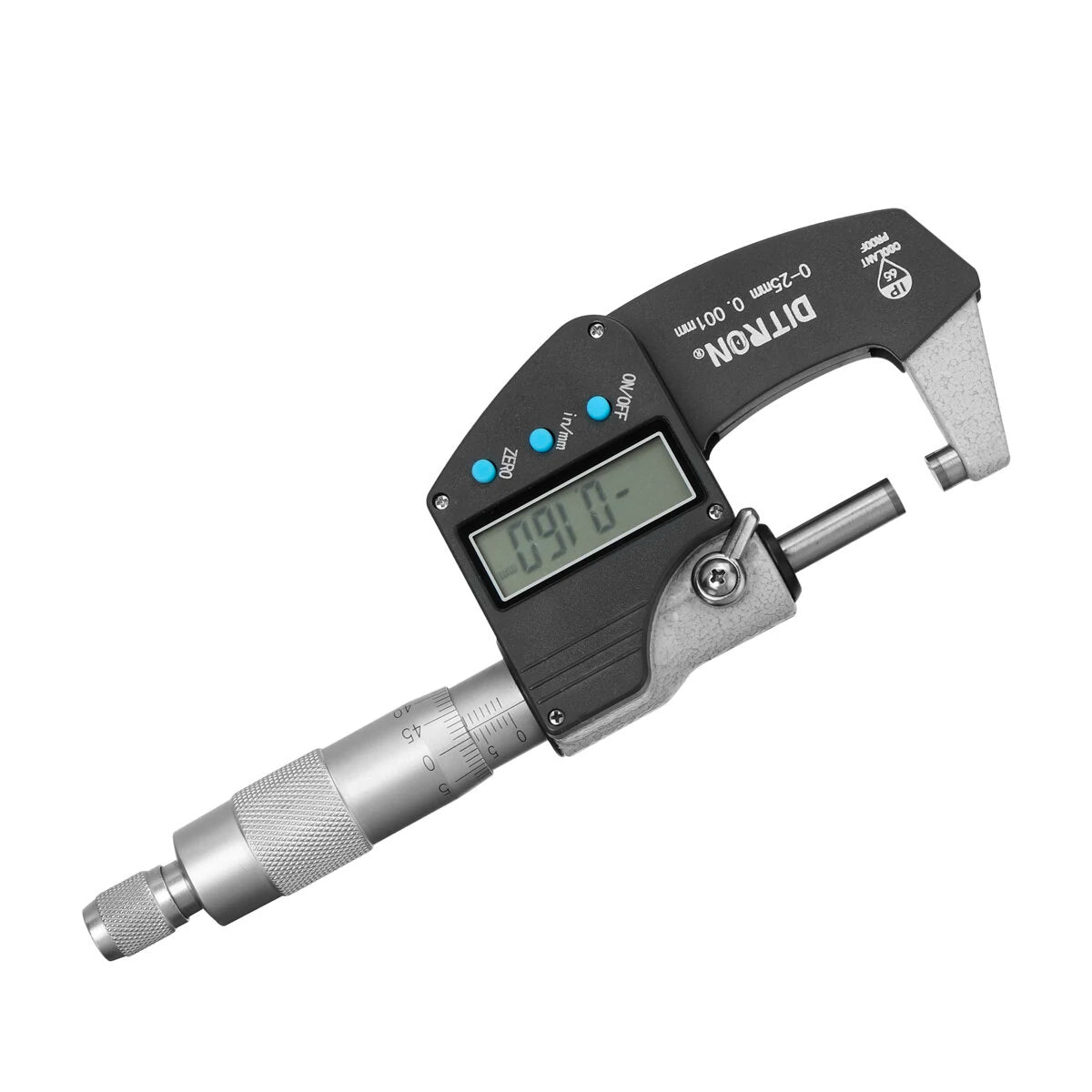 DITRON High Precision Digital Micrometer 0-50MM, 0.001MM/IN, Depth Measurement