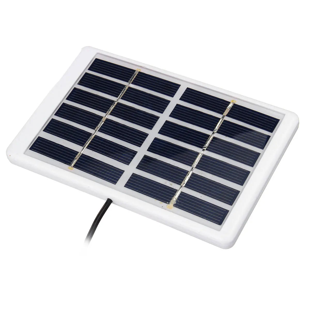 6V 1.2W Mini Polycrystalline Solar Panel with Frame & 5521 DC Cable