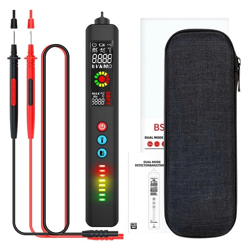 BSIDE X2 Smart Multimeter: LCD Display, Infrared Thermometer, Flashlight, 3-in-1 NCV & Live Wire Tester