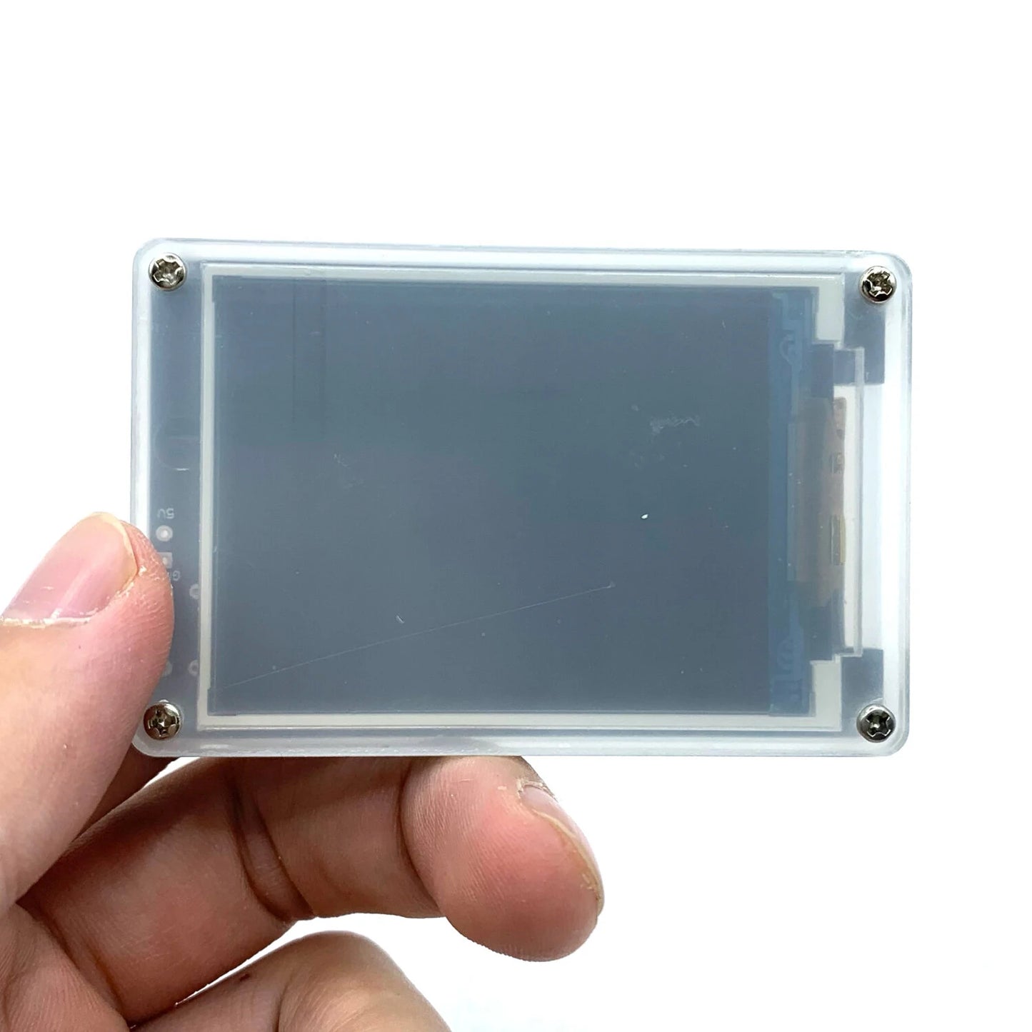 IR240 LCD Music Spectrum Clock with Wireless Mic Input & Remote - 32-bit Processor, 6 Modes, Adjustable Brightness