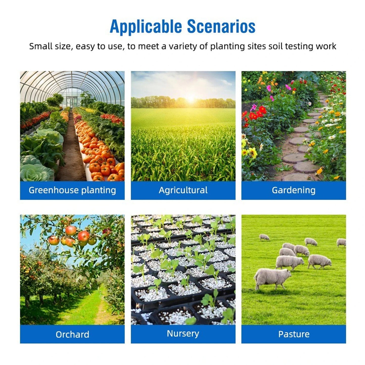 LED Soil Tester LY-607-N: High-Sensitivity Nitrogen & Temperature Detection Probe (0-1999mg/kg) for Agriculture & Gardening