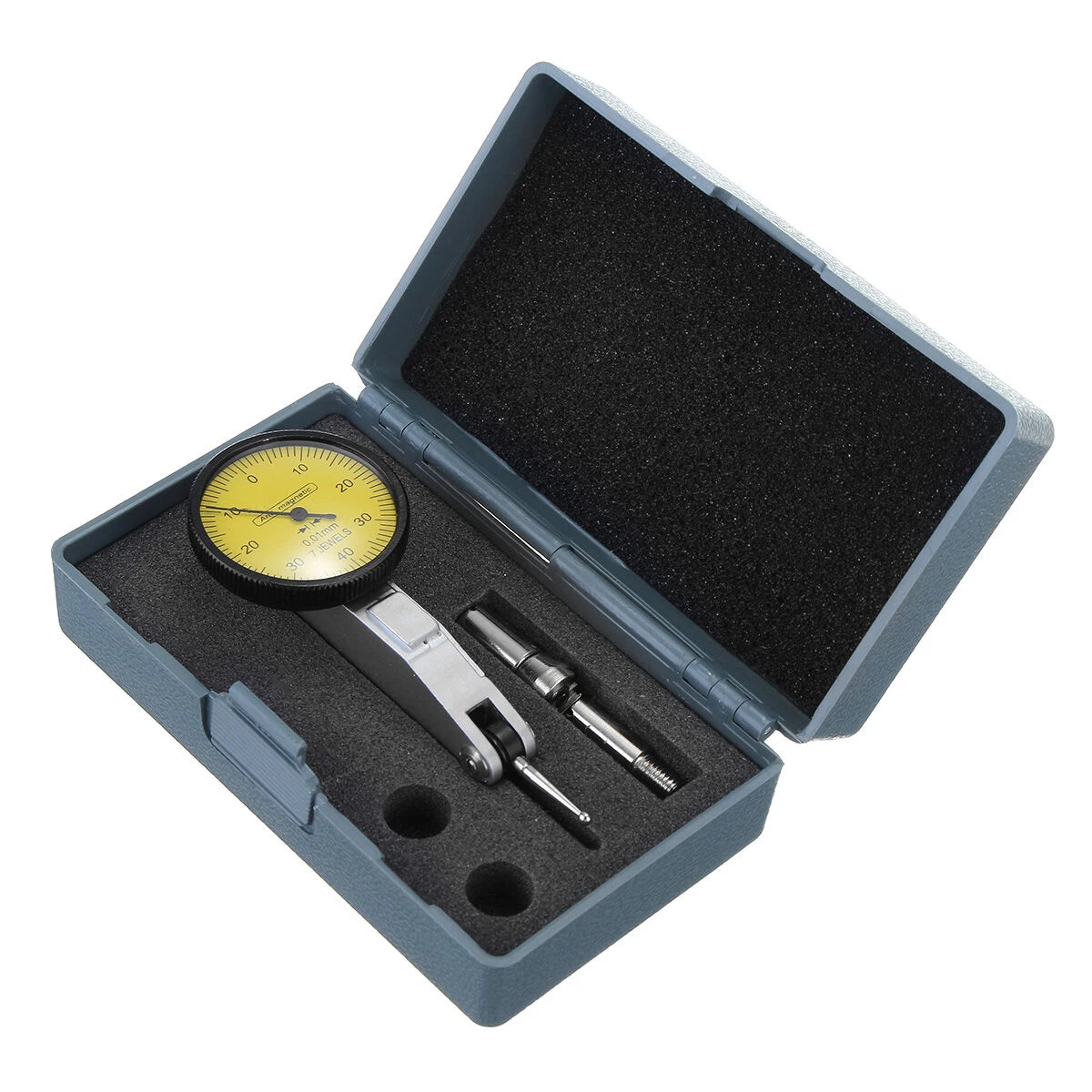 Precision Dial Test Indicator Gauge with Universal Magnetic Base Holder Stand