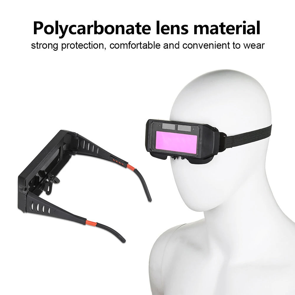 Auto-Darkening Welding Goggles - Automatic Light Dimming Eye Protection Accessories