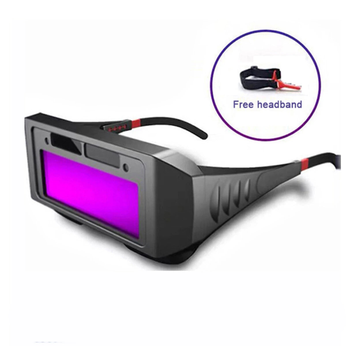 Solar-Powered Auto-Dimming Welding Glasses: Anti-Glare Goggles for Argon Arc Welders