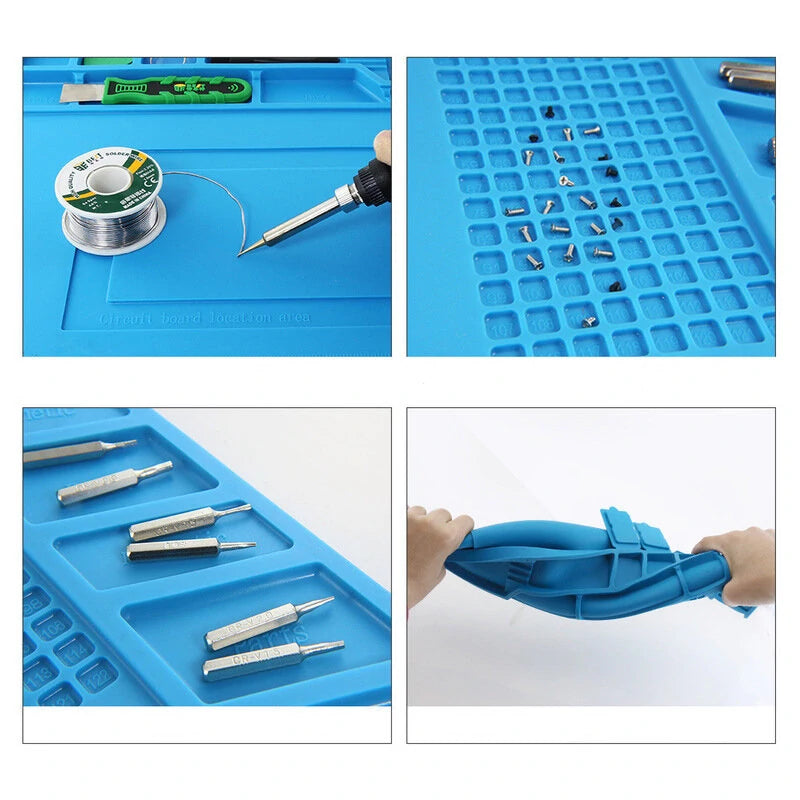 BEST S160 Magnetic Silicone Heat Insulation Pad for BGA Soldering & Repair Station