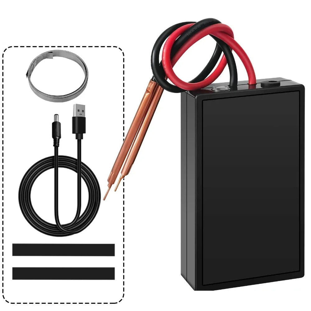 Portable Mini Spot Welder with 6 Power Levels, 0.1-0.15mm Nickel Sheet Welding, 4000mAh Battery, Automatic Trigger, Compact DIY Tool