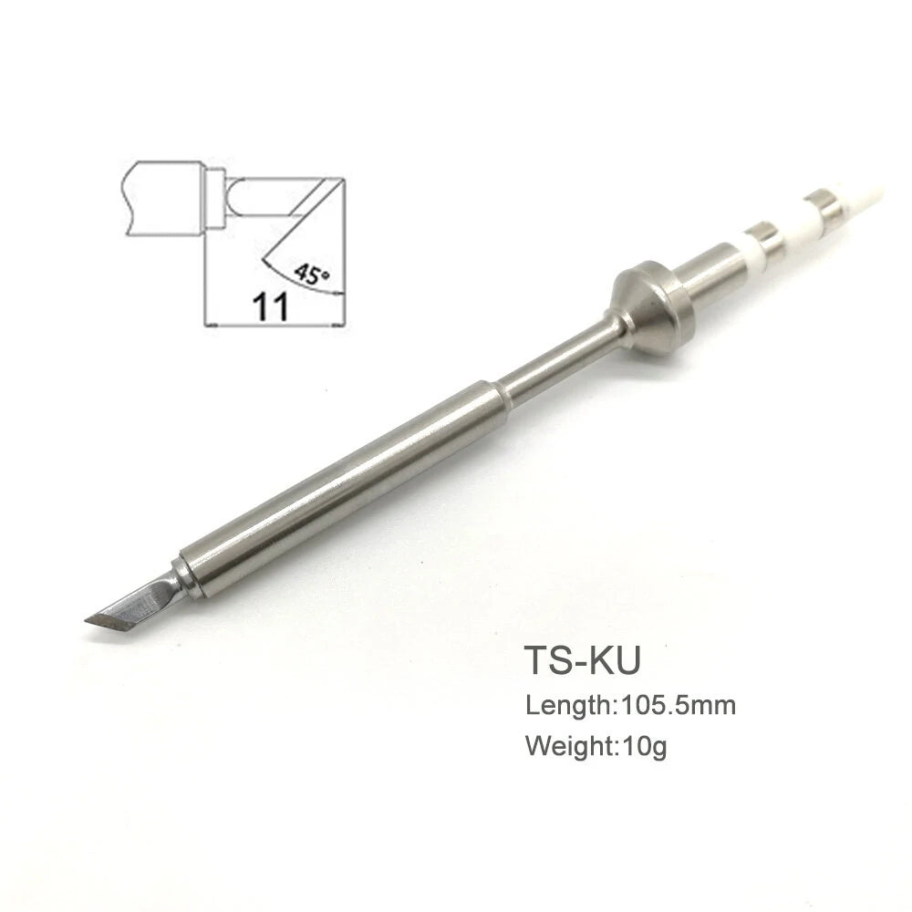 Black Chrome Soldering Iron Tips for Digital LCD Soldering Iron