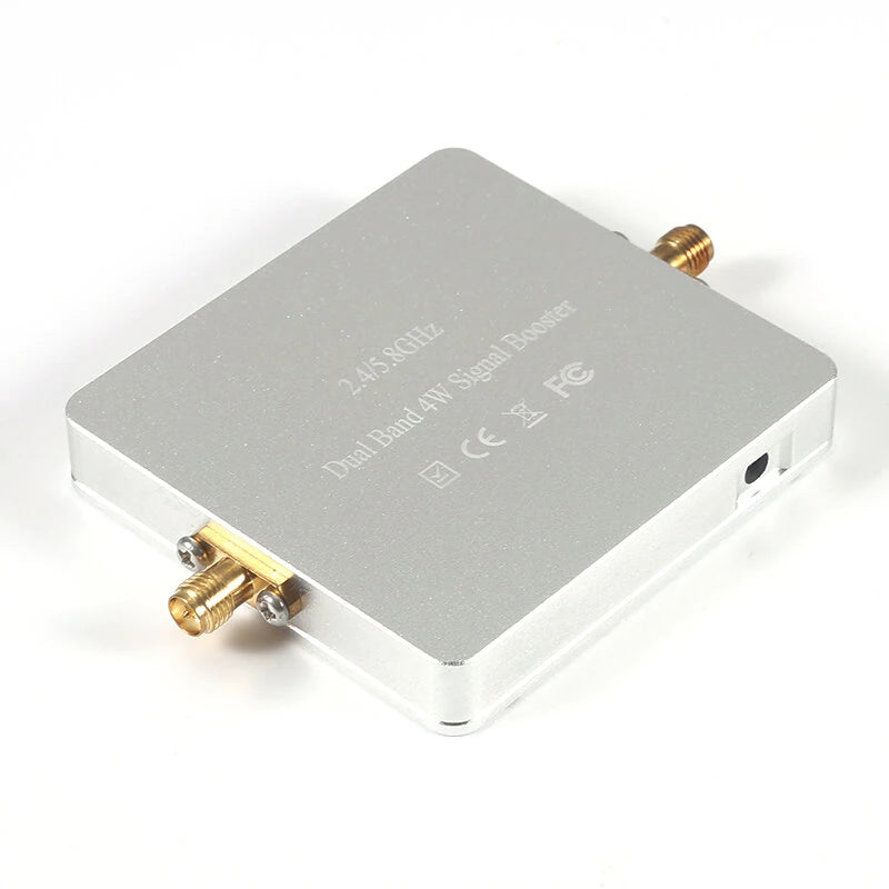 EDUP EP-AB015 Dual-Band WiFi Booster 4000mW, 2.4GHz & 5.8GHz, IEEE 802.11a/b/g/n/ac, CNC Aluminum, Plug & Play