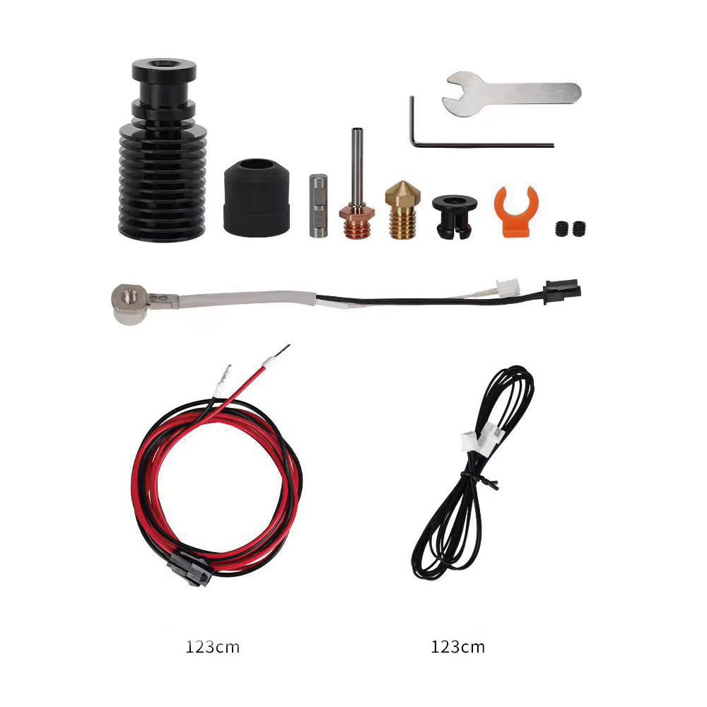 Universal Trianglelab CHC Hotend Kit with Ceramic Heat Core M6 Thread for Quick Heating - Compatible with Ender 3 V2/S1, CR10/CR-6 SE, MK3S, Hemera, and More 3D Printers