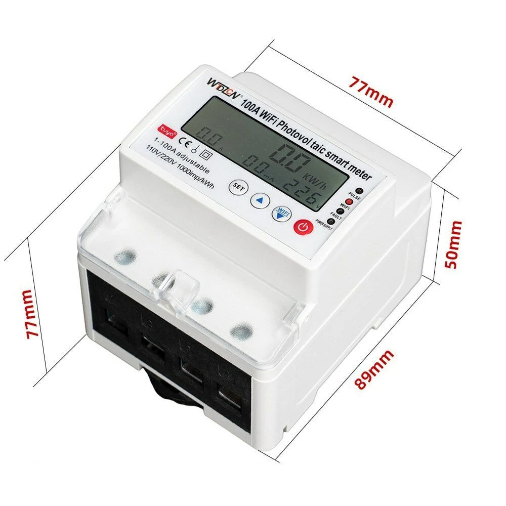 Tuya Smart WiFi Solar Meter Breaker Timer & Remote Controller for Home Appliances