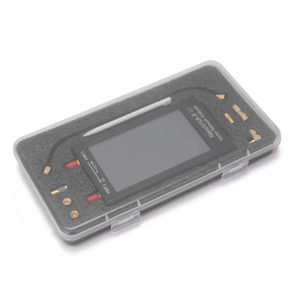 NanoVNA-F V2 Vector Network Analyzer 50kHz-3GHz V5.0, 4.3 IPS LCD, S-A-A-2 Antenna Analyzer for HF VHF UHF