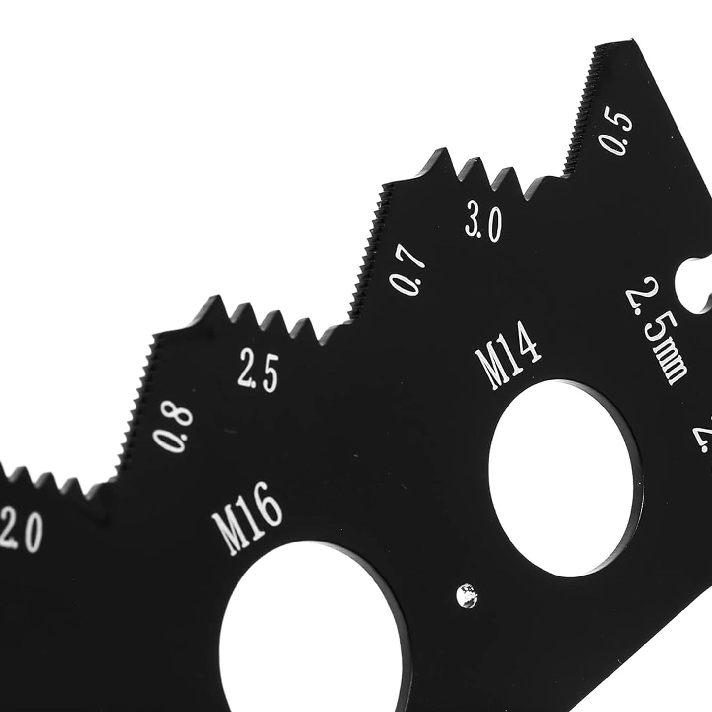 Aluminum Alloy Nut and Bolt Thread Checker Gauge - Metric/Imperial (2PCS)