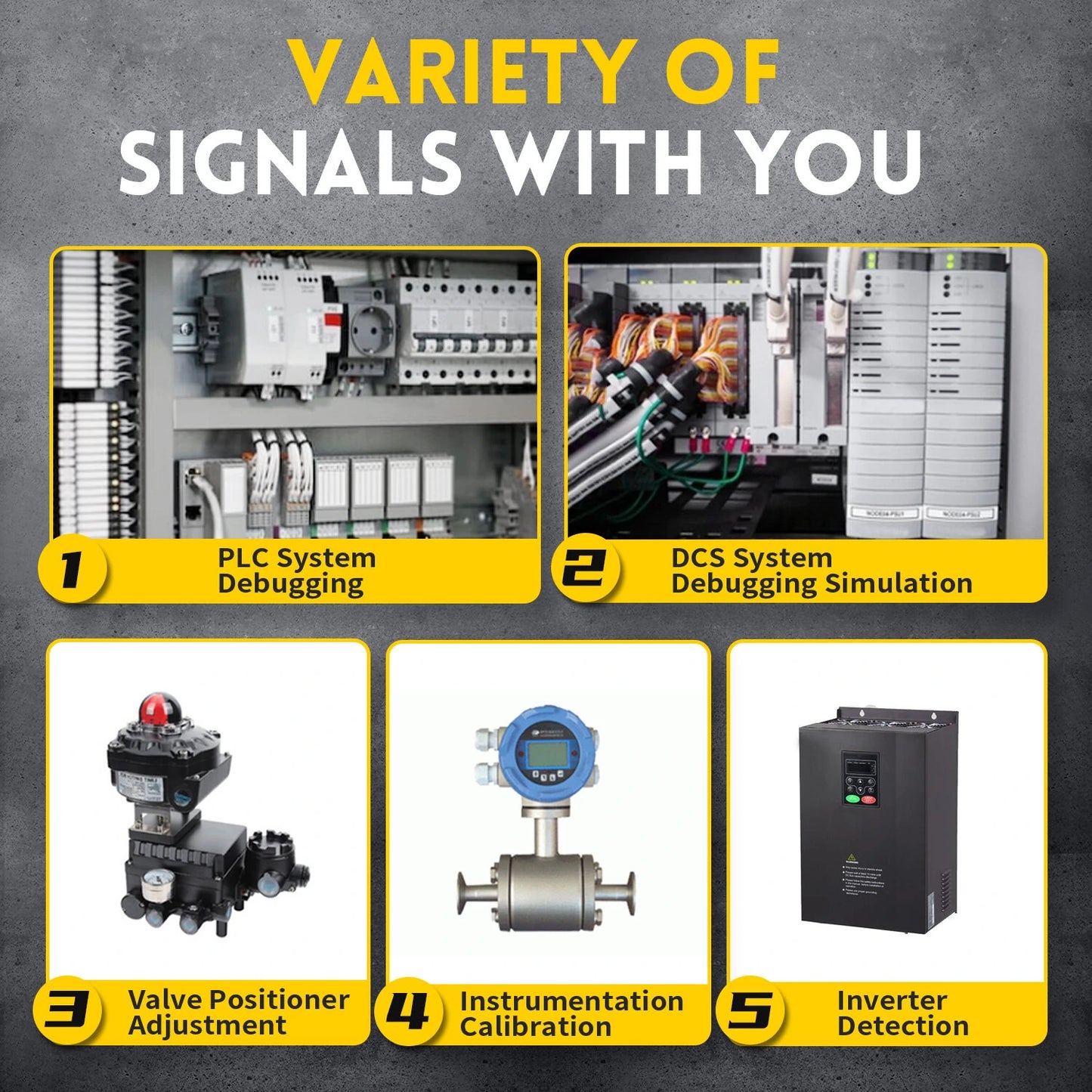 FNIRSI SG-004A Signal Generator & Process Calibrator: 0-24V, 4-20mA, Analog Voltage/Current, Thermocouple, Resistance