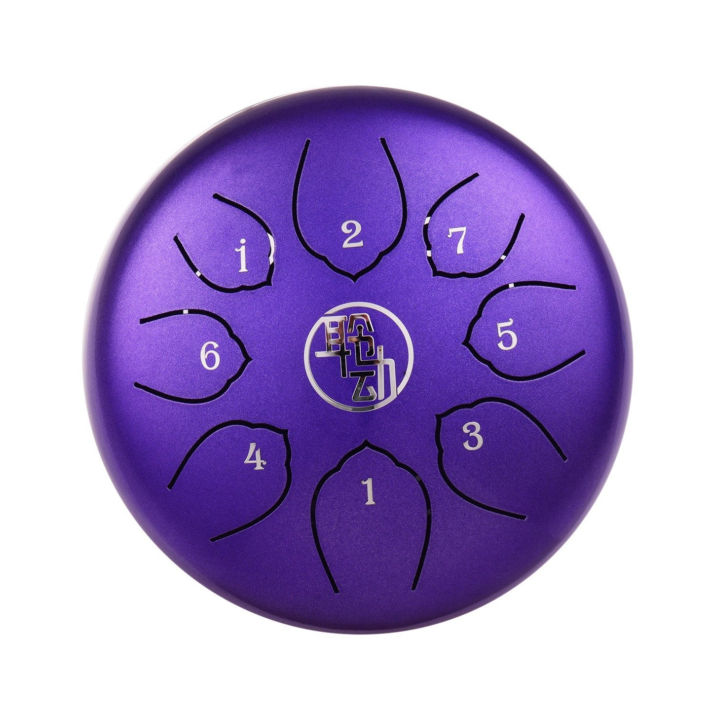 6 Steel Tongue Drum, 8-Note C-Key Percussion Instrument with Mallets, Bag & Cloth for Music Education, Concerts, Yoga & Meditation, Blue