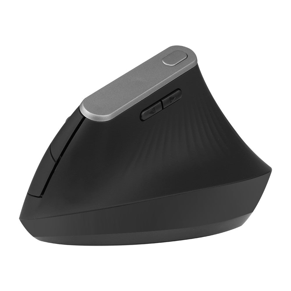 Ergonomic 2.4G Wireless Vertical Mouse, 6-Button, Adjustable DPI, Black