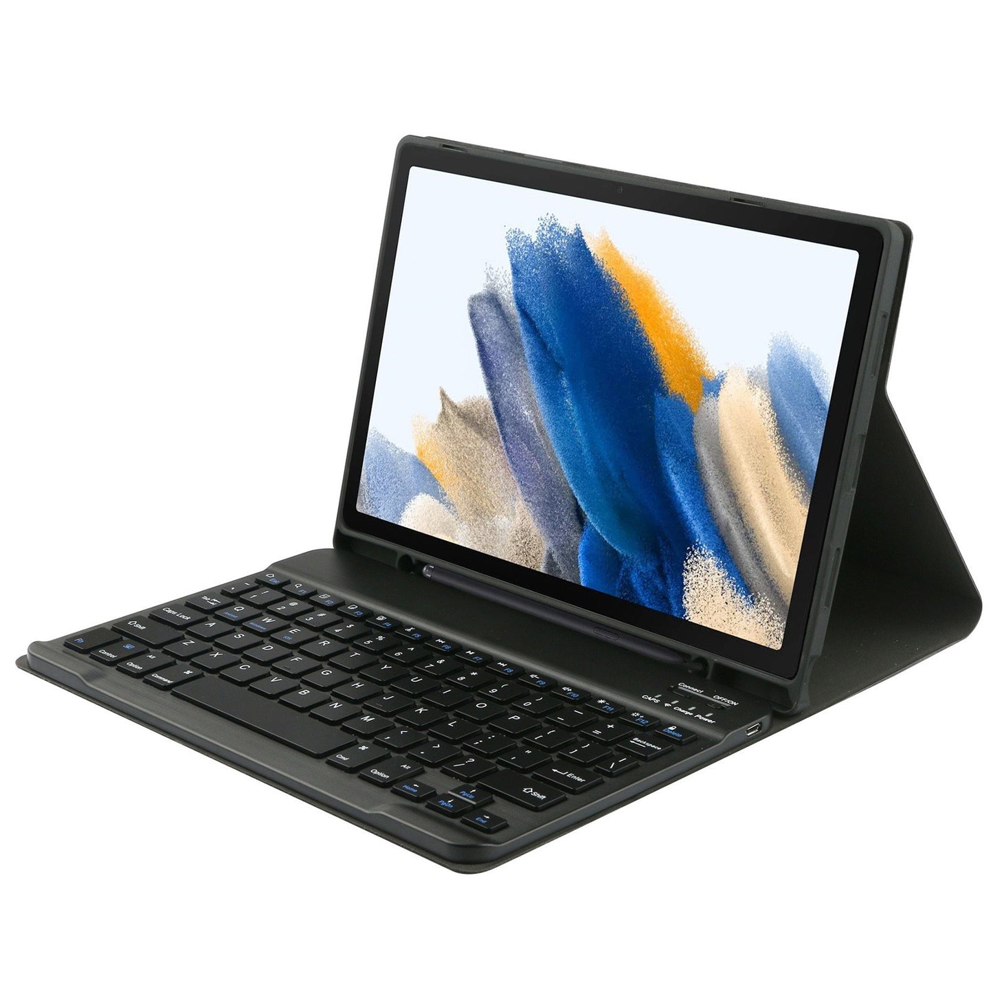 Samsung Galaxy Tab A8 10.5 Tablet Case with Bluetooth Keyboard, Pen Slot & Touchpad - Compatible with SM-X200/SM-X205/SM-X207