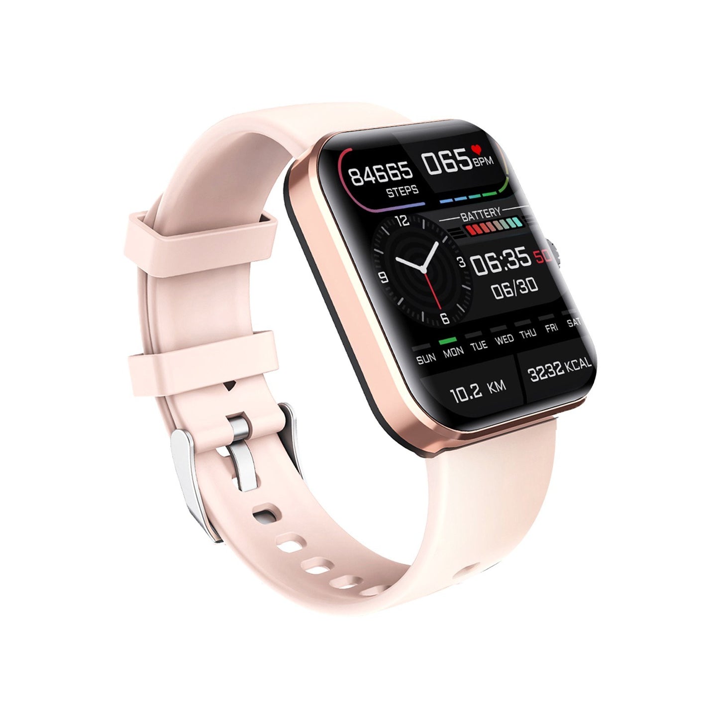 F57L 1.9-inch Touchscreen Smart Watch BT5.1 Fitness Tracker, IP67 Waterproof, Compatible with Android & iOS