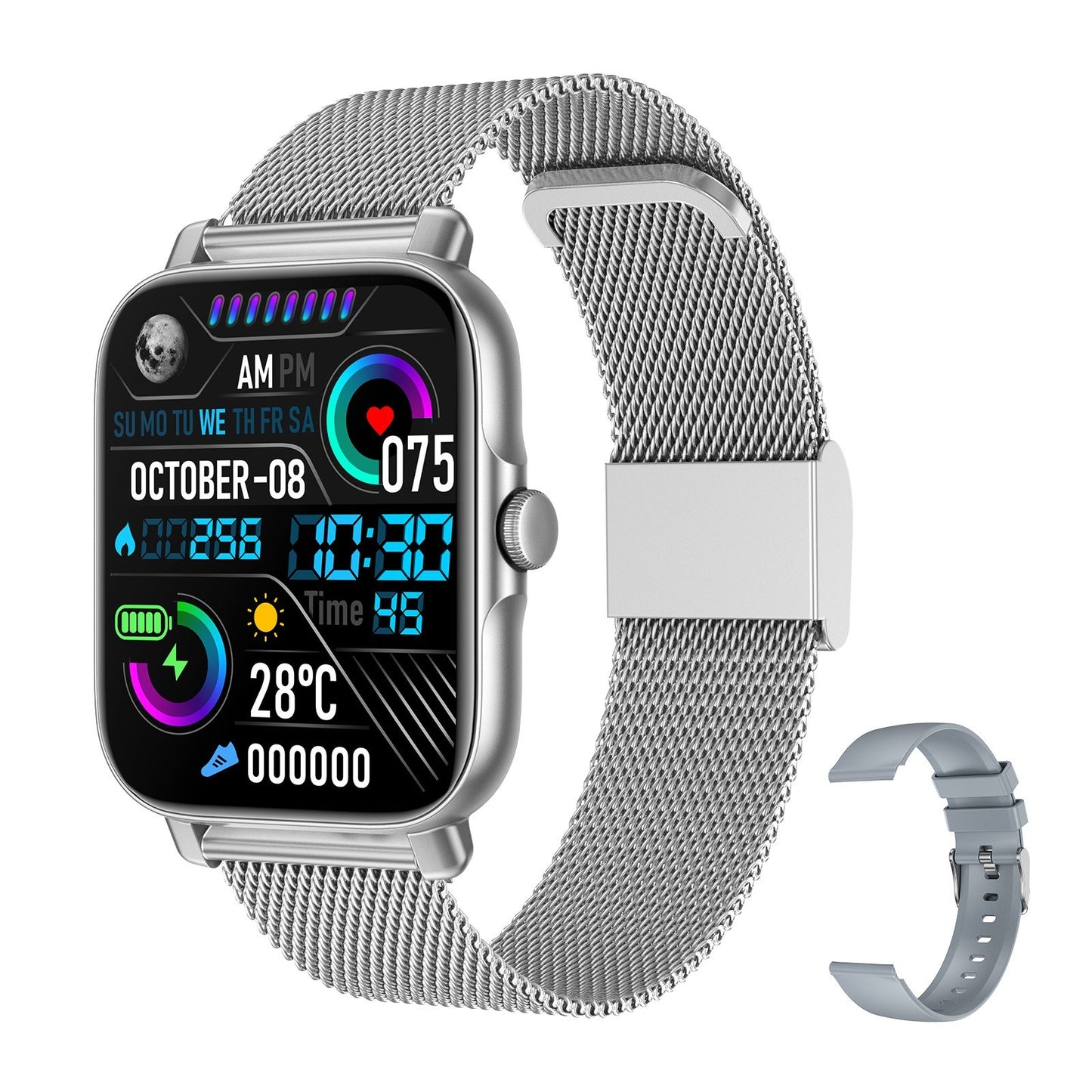 GT30 1.69 Smartwatch: Sports, Fitness Tracker, IP67 Waterproof, BT3.0+BT5.1