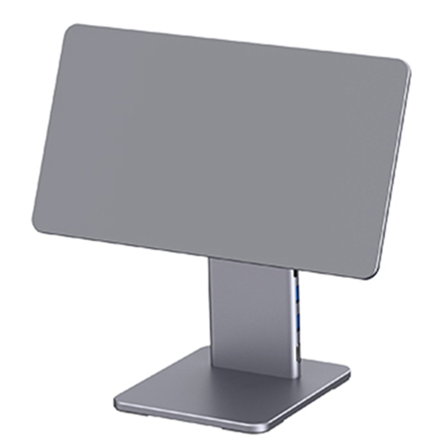 Magnetic 6-in-1 Hub Stand for iPad Pro 12.9 with 360° Rotation, 80° Tilt, 4K HDMI, Card Reader, USB 5Gbps, 60W PD, 3.5mm Audio