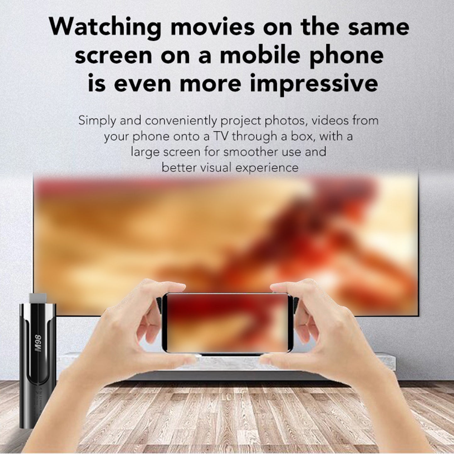 4K Streaming TV Stick with Voice Control, HDR, WiFi, Android 11, Low Power, Wireless Remote for Home & Business Entertainment