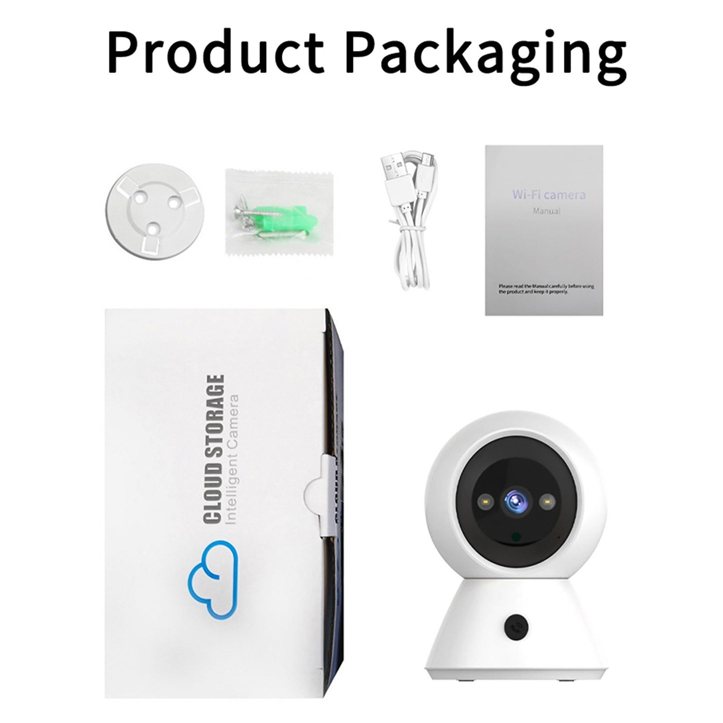 K11 1080P Dual-Band Indoor Smart Wireless Security Camera with WiFi Monitoring