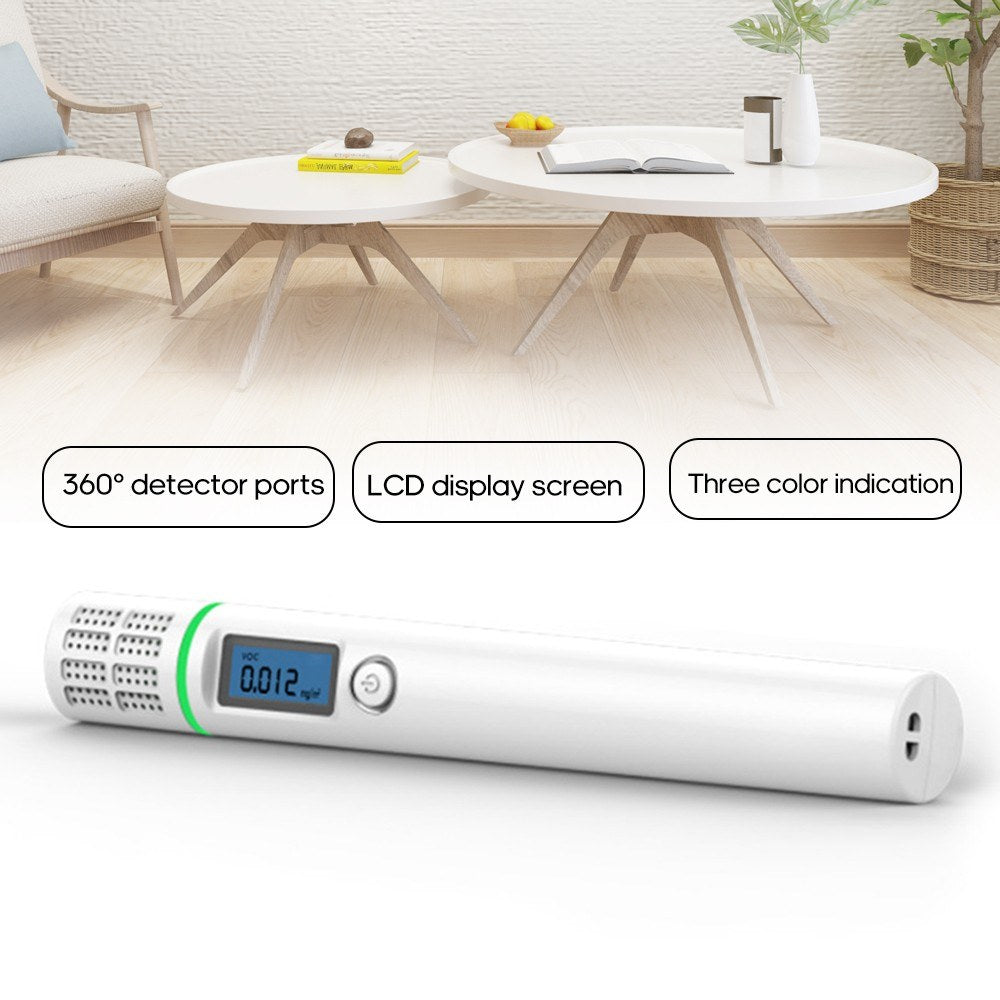 High-Accuracy Portable Formaldehyde (HCHO) & TVOC Sensor with LCD Display