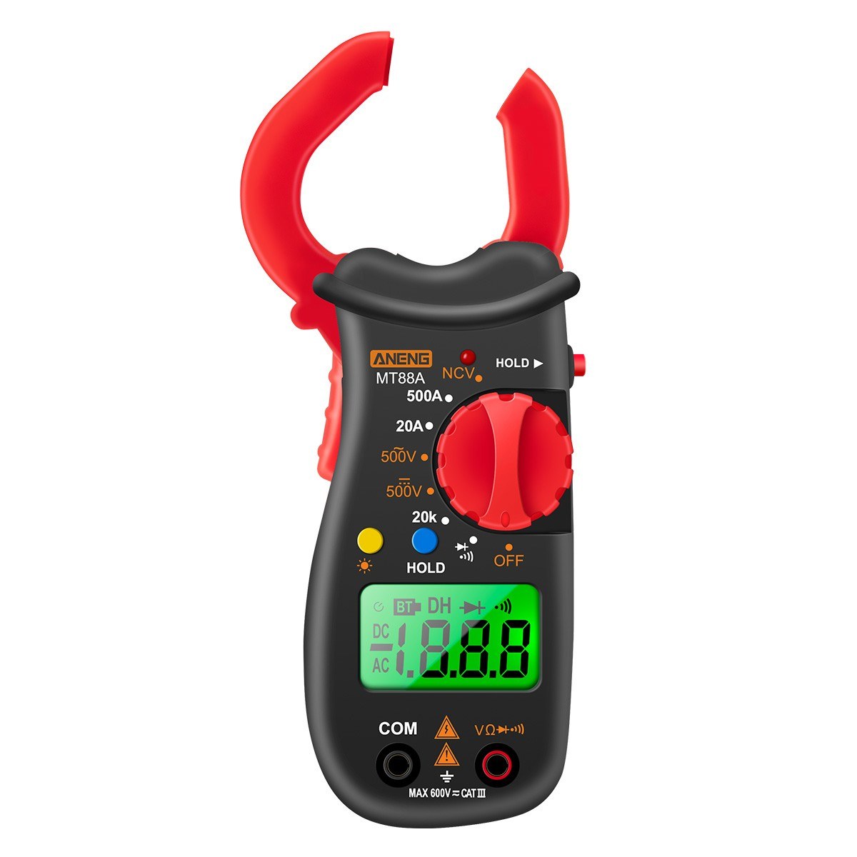 ANENG MT88A Digital Clamp Meter Multimeter LCD Universal Tester