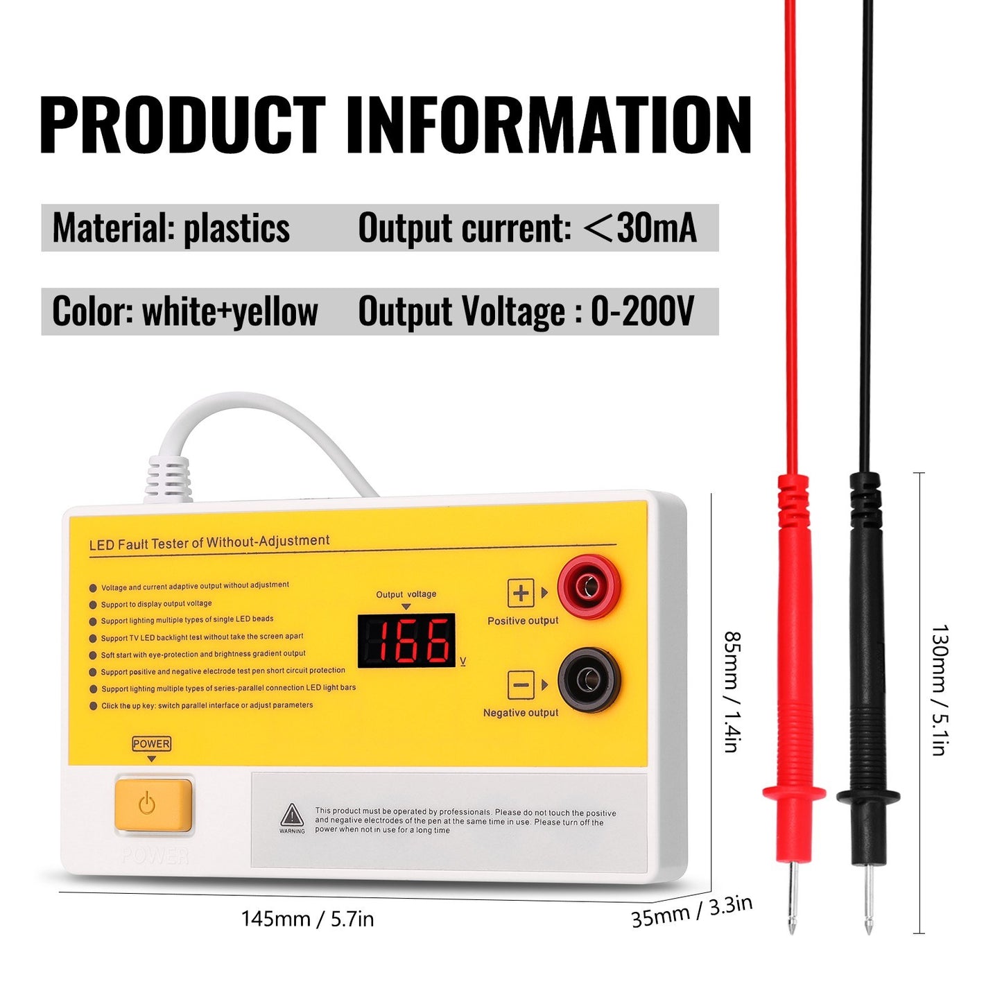 Multipurpose LED TV Backlight Tester & Strip Beads Measurement Tool