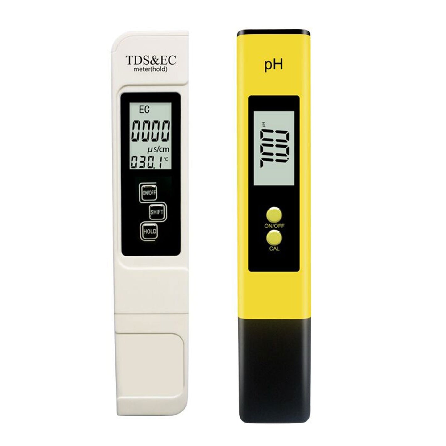 Digital pH Meter and EC&TDS Conductivity Pen for Water Quality Testing
