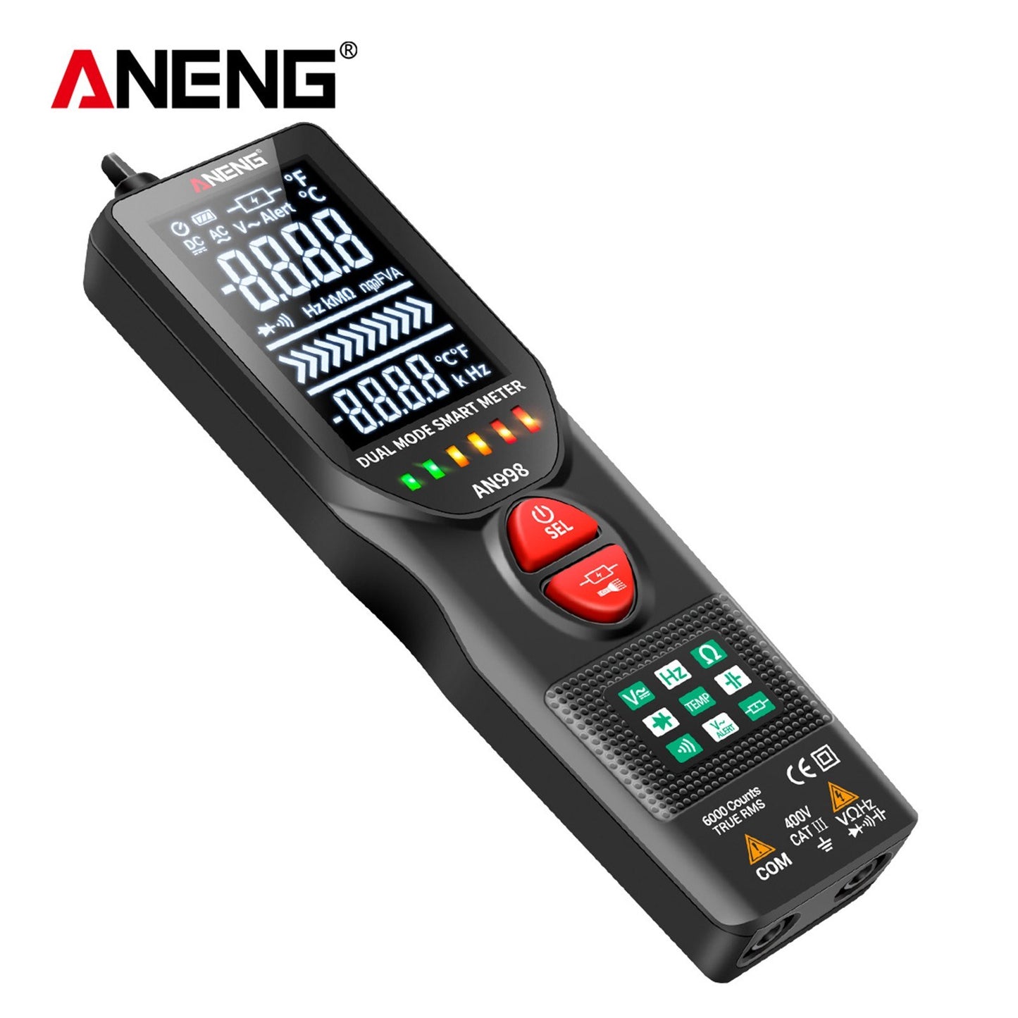 ANENG Fully Automatic Digital Multimeter with Non-Contact NCV Tester and VA Display