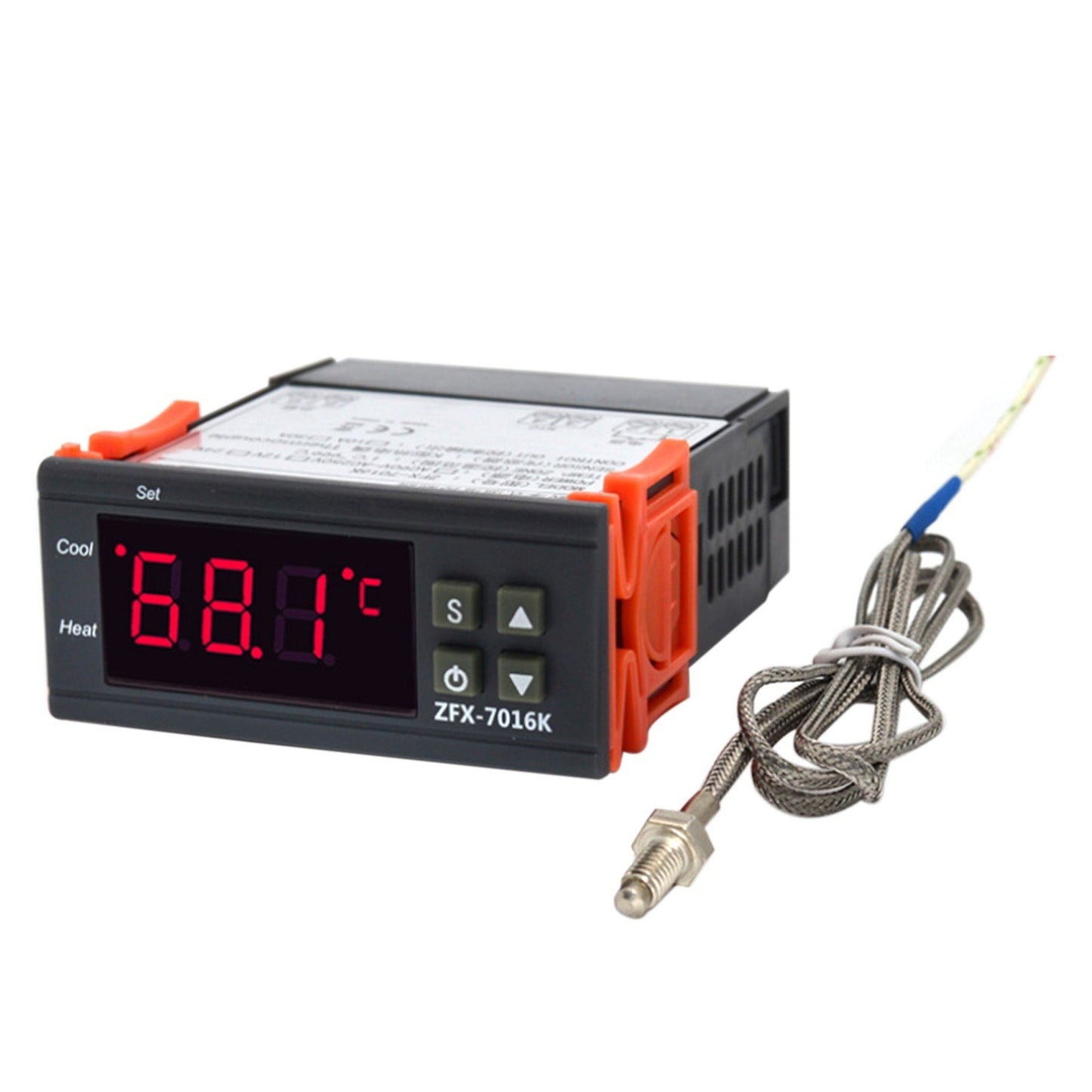 High Accuracy Digital Temperature Controller Thermostat 30A for Freezer Fridge Hatching - Model ZFX-7016K
