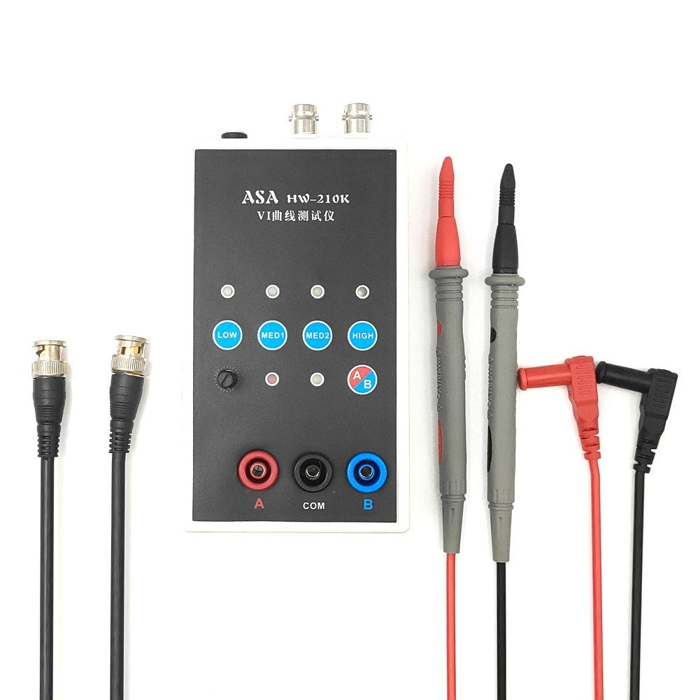 HW-210K Portable Dual-Channel VI Curve Tester with ASA & Adjustable Frequency