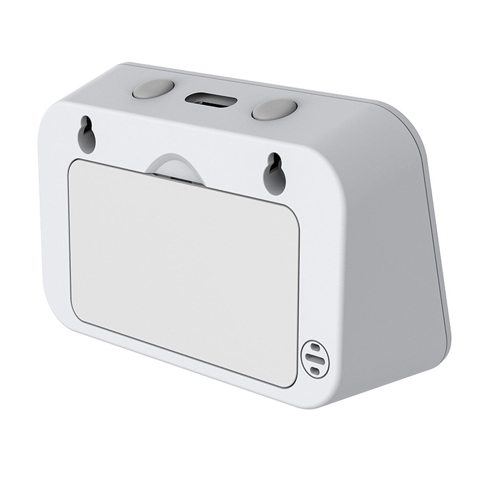 4-in-1 Tuya WiFi Smart Alarm Clock: Temperature, Humidity & Light Sensor with Mobile App Control