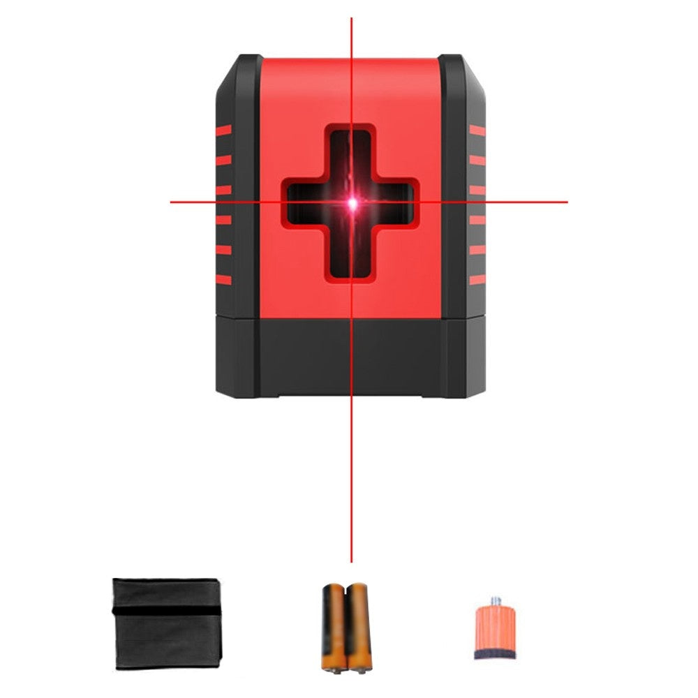 Compact 2-Line Self-Leveling Laser Tool for Household Tile, Flooring, and Installation Projects
