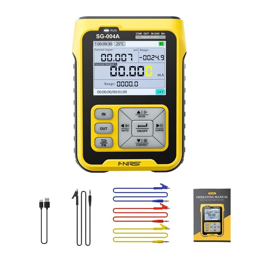 FNIRSI Multi-function Signal Generator & Process Calibrator 0-24V 4-20mA