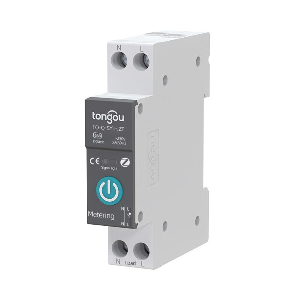 Tuya Zigbee Smart Circuit Breaker with Alexa & Google Home Compatibility - Wireless Remote Din Rail Switch 16A