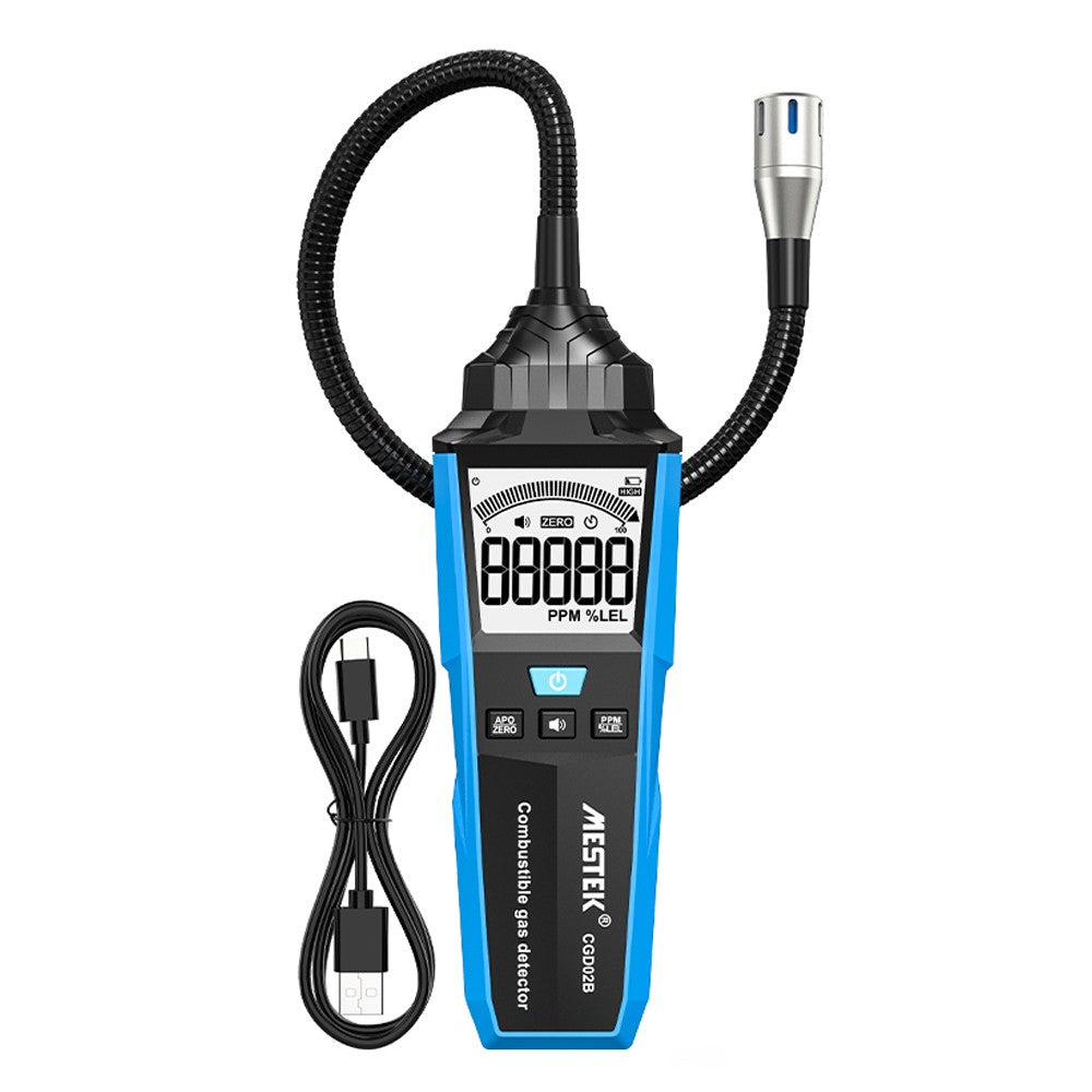 Portable Combustible Gas Leak Detector with Sound & Light Alarm