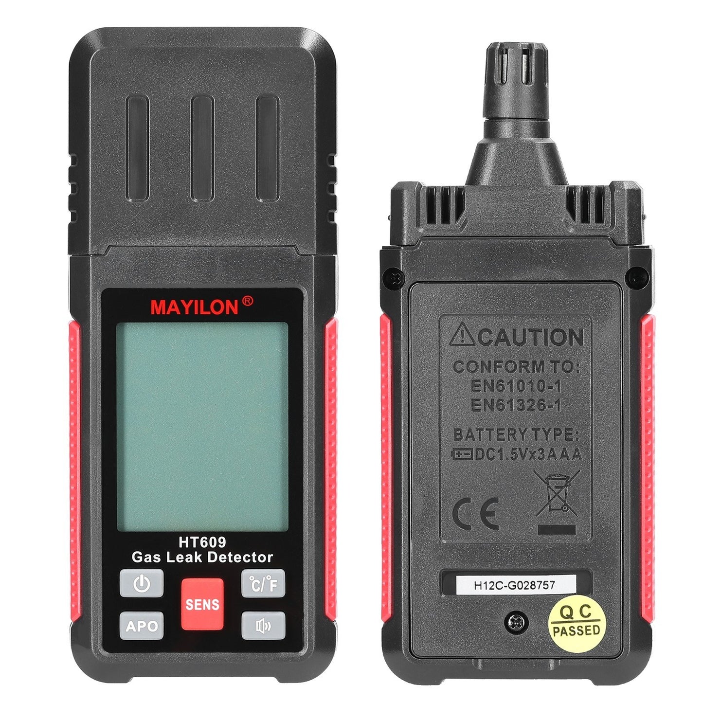 Portable Combustible Gas Leak Detector & PPM Meter Analyzer Pen