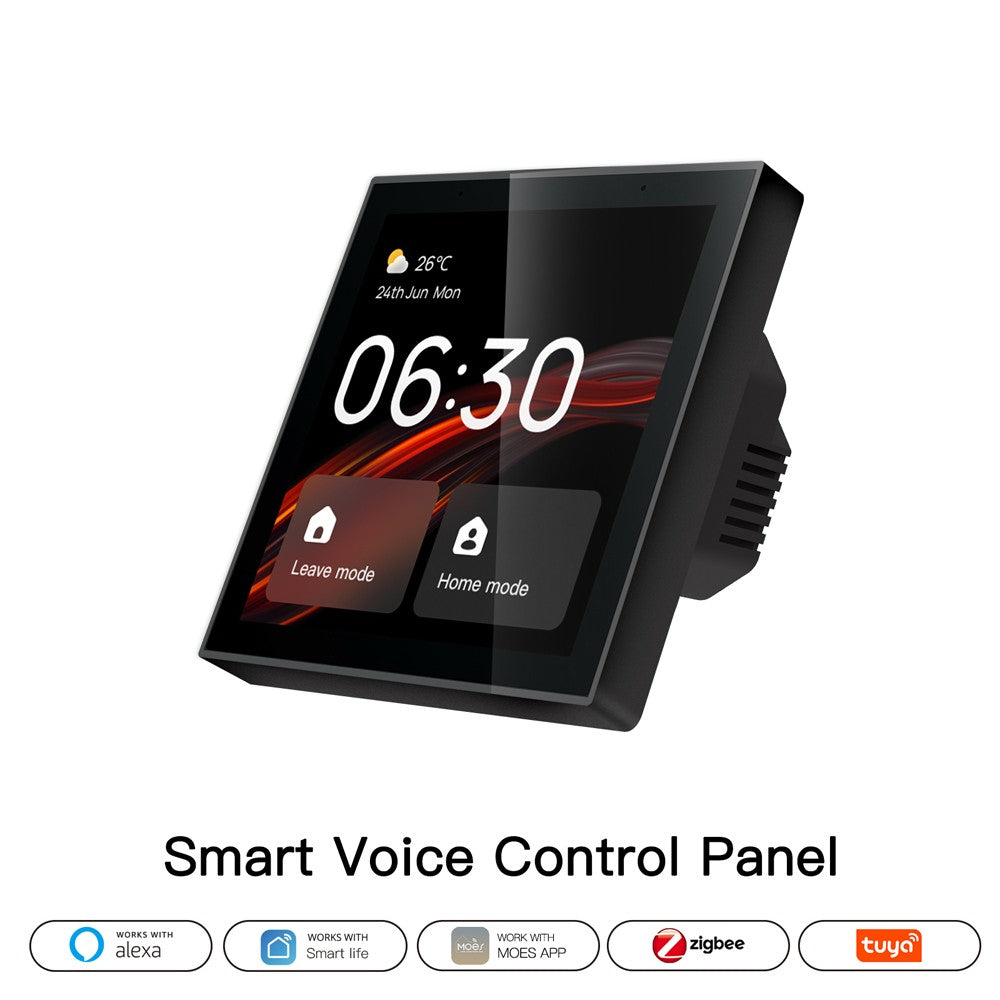Tuya Smart WiFi+Zigbee Touchscreen Control Panel with Voice Support