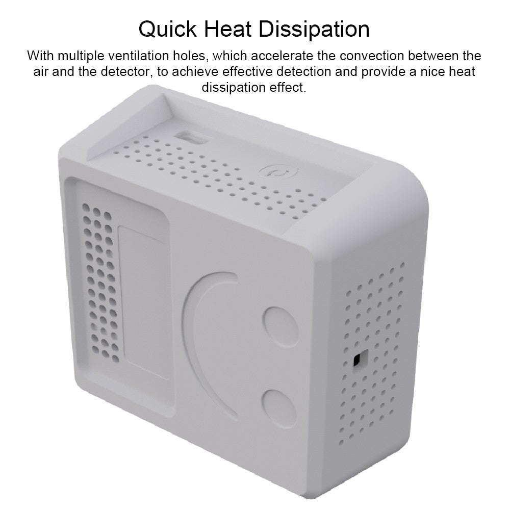 9-in-1 Air Quality Monitor: CO2, CO, TVOC, HCHO, PM2.5, PM1.0, PM10, Temperature, Humidity Detector