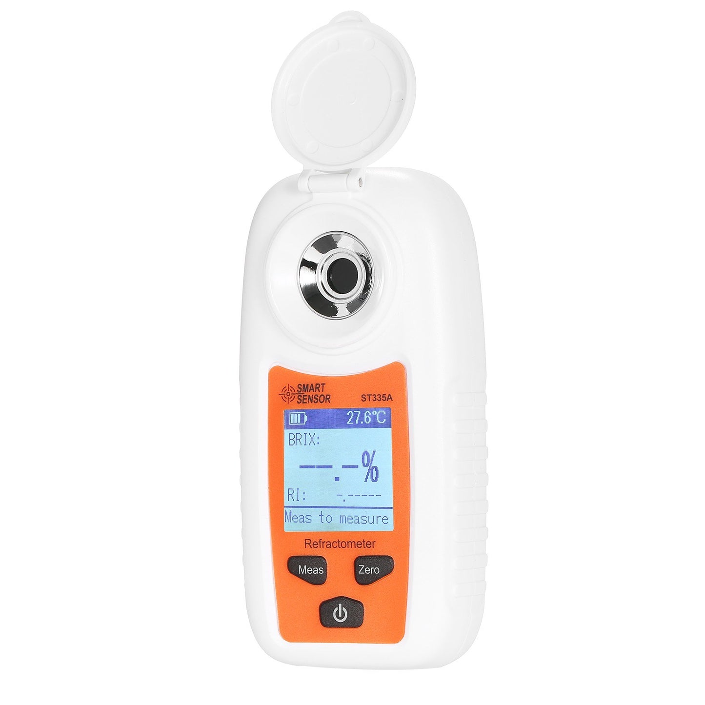 Portable SMART SENSOR ST335A Digital Honey Refractometer with ATC, LCD Display, 0-35% Brix Scale, Sugar Concentration Tester