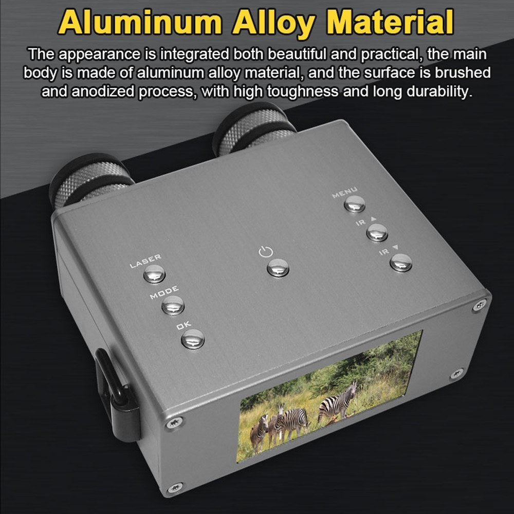 4K Infrared Night Vision Camera, 600M Full-Dark, 3.0 IPS Screen, 8X Zoom, Photo & Video, Outdoor Camping, Hunting, Fishing