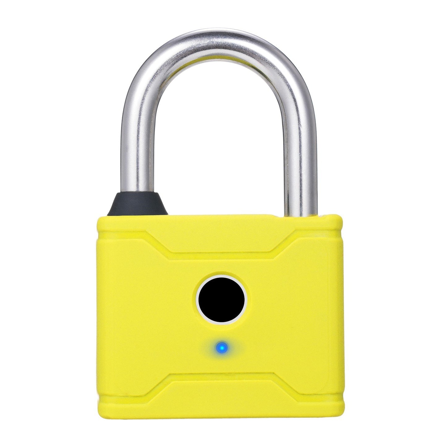 Smart Fingerprint Padlock: Keyless, Rechargeable, 20 Fingerprint Capacity, Emergency Unlocking, Easy Operation, IP65 Waterproof, Anti-Theft Security for Door & Luggage (T1006D)