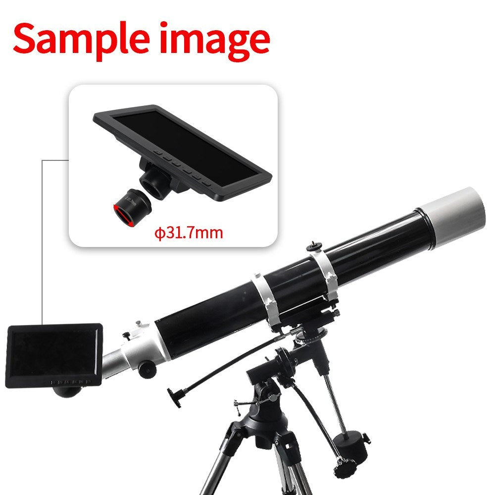 Professional 7-Inch IPS Display Astronomy Camera Telescope with Electronic Eyepiece for Planetary Observation and Stargazing