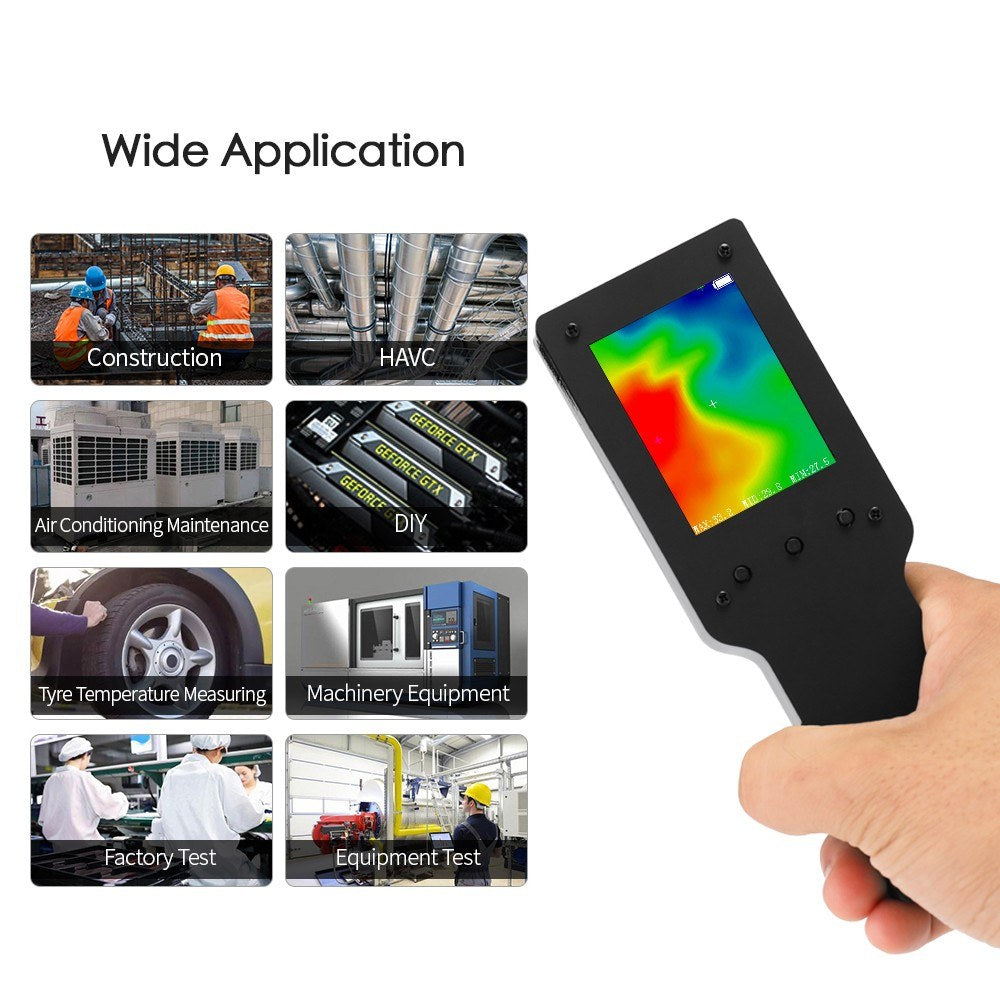 Portable 2.4 LCD Infrared Thermal Imager Camera & Thermometer